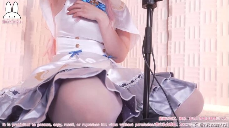 rizunya 最新ASMR福利 cosplay 舔耳