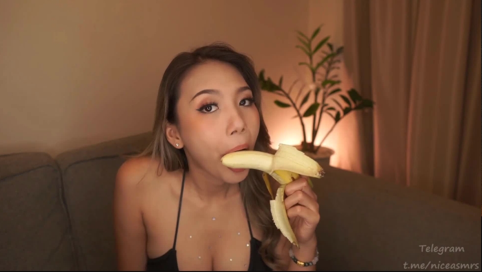 JazzMeow 付费ASMR福利 吃香蕉