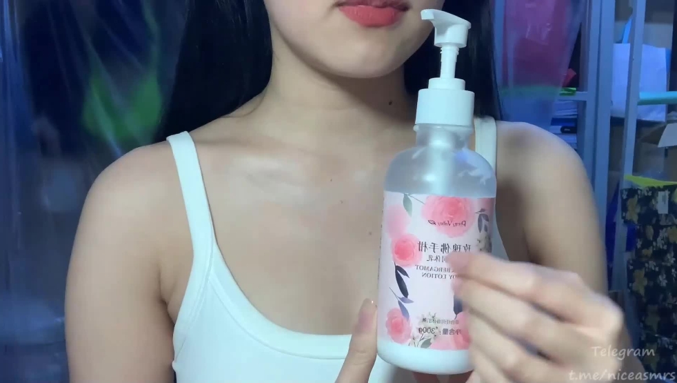 眠羊要睡香香觉最新ASMR福利舔酸奶+唇诱和身体触发 三部 (3)